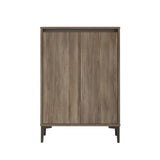 Wandschrank Java Brown Anthrazit Melamin 72x104x35 cm