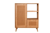 Wandschrank Jut Oak Buchenholz 40x110x90 cm