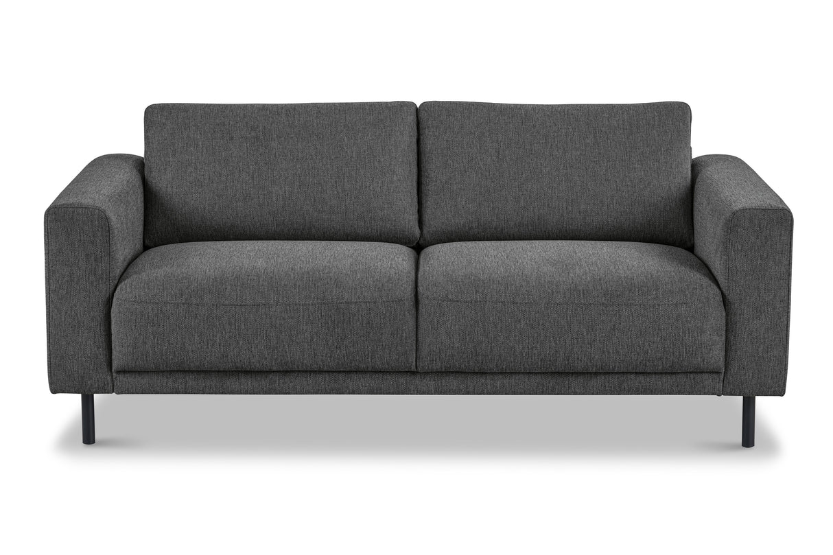 Moderne 2,5-zits Bank Antraciet Stof Aniko 183x90x78 cm