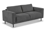 Moderne 2,5-zits Bank Antraciet Stof Aniko 183x90x78 cm