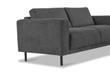 Moderne 2,5-zits Bank Antraciet Stof Aniko 183x90x78 cm