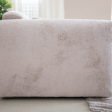 Banken-Ecksofa Sand Chenille Stoff - 272x170 cm - Shane - rechts -Dimehouse