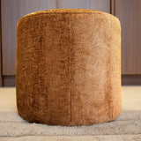 Hockers-Hocker oker chenille stof - 40x40x35 cm - Mara-Dimehouse