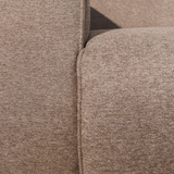 Banken-Hoekbank taupe chenille bouclé - 305x169 cm - Jaylen - rechts-Dimehouse