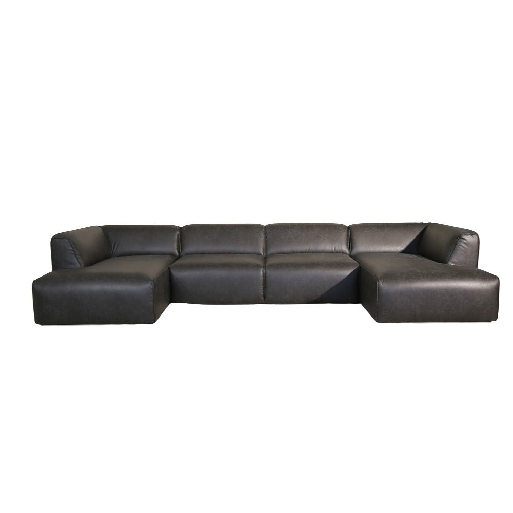Banken-U-bank antraciet ecoleer - 370x169 cm - Jaylen-Dimehouse