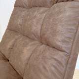 Drehstuhl Yuki Cognac Eco-Leder 360° Drehbar 