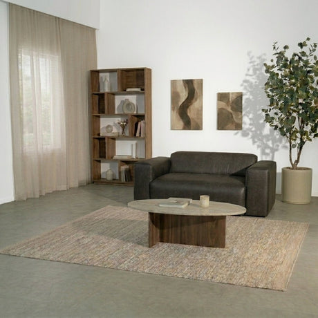 Banken-2-zits bank antraciet ecoleer - 186x98 cm - Jaylen-Dimehouse