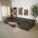 Banken-U-bank antraciet ecoleer - 370x169 cm - Jaylen-Dimehouse