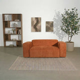 Banken-2-zits bank koper chenille bouclé - 186x98 cm - Jaylen-Dimehouse