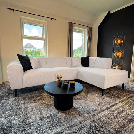Ecksofa Moby Rechts Beige - 2,5-Sitzer + Chaiselongue 