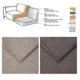 Ecksofa Ravi Taupe links