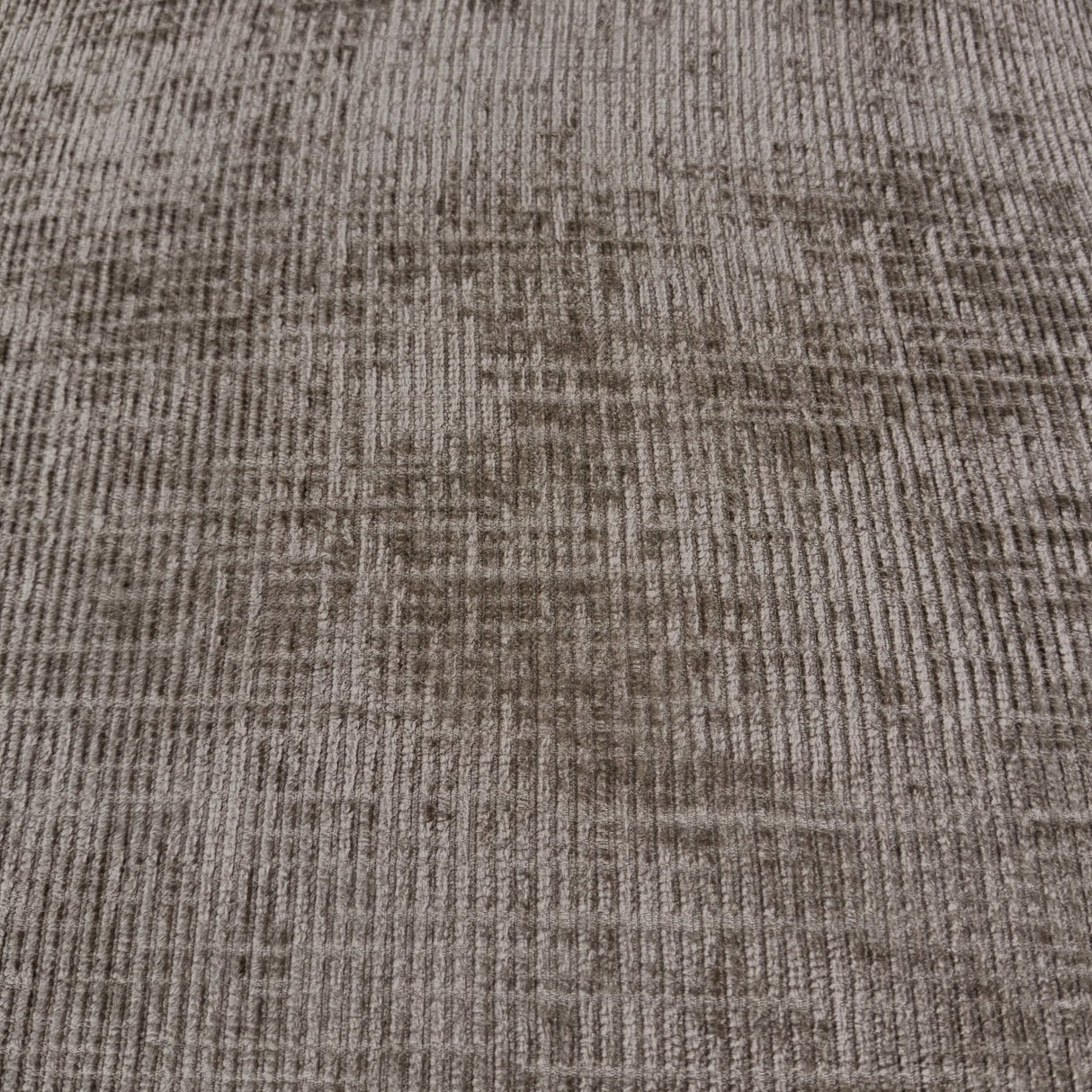 Ecksofa mit Chaiselongue in Taupe Chenille Stoff Manon - links 