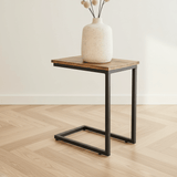 Industriële Laptoptafel Bavaro Mangohout Laag sfeerfoto in modern interieur