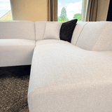 Ecksofa Moby Links Beige - Chaiselongue + 2,5-Sitzer 