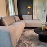 Ecksofa Moby Rechts Hellgrau - 2,5-Sitzer + Chaiselongue 