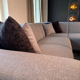 Ecksofa Moby Rechts Hellgrau - 2,5-Sitzer + Chaiselongue 