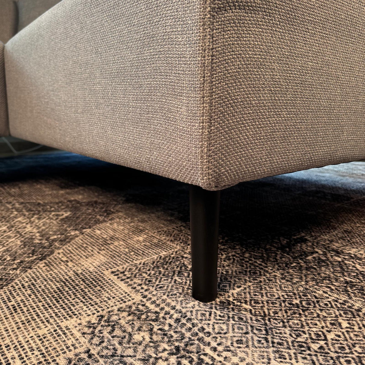 Ecksofa Moby Rechts Hellgrau - 2,5-Sitzer + Chaiselongue 