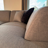 Ecksofa Moby Rechts Hellgrau - 2,5-Sitzer + Chaiselongue 