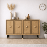 Modern Dressoir Ansel Sapphire Eikenlook Melamine 120 cm