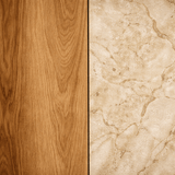 Modern Dressoir Travertin-Walnootlook Melamine Diana 180 cm