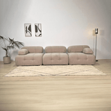 Modulare Bank 3-Sitzer Doeblo Beige