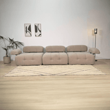 Modulare Bank 3-Sitzer Doeblo Beige