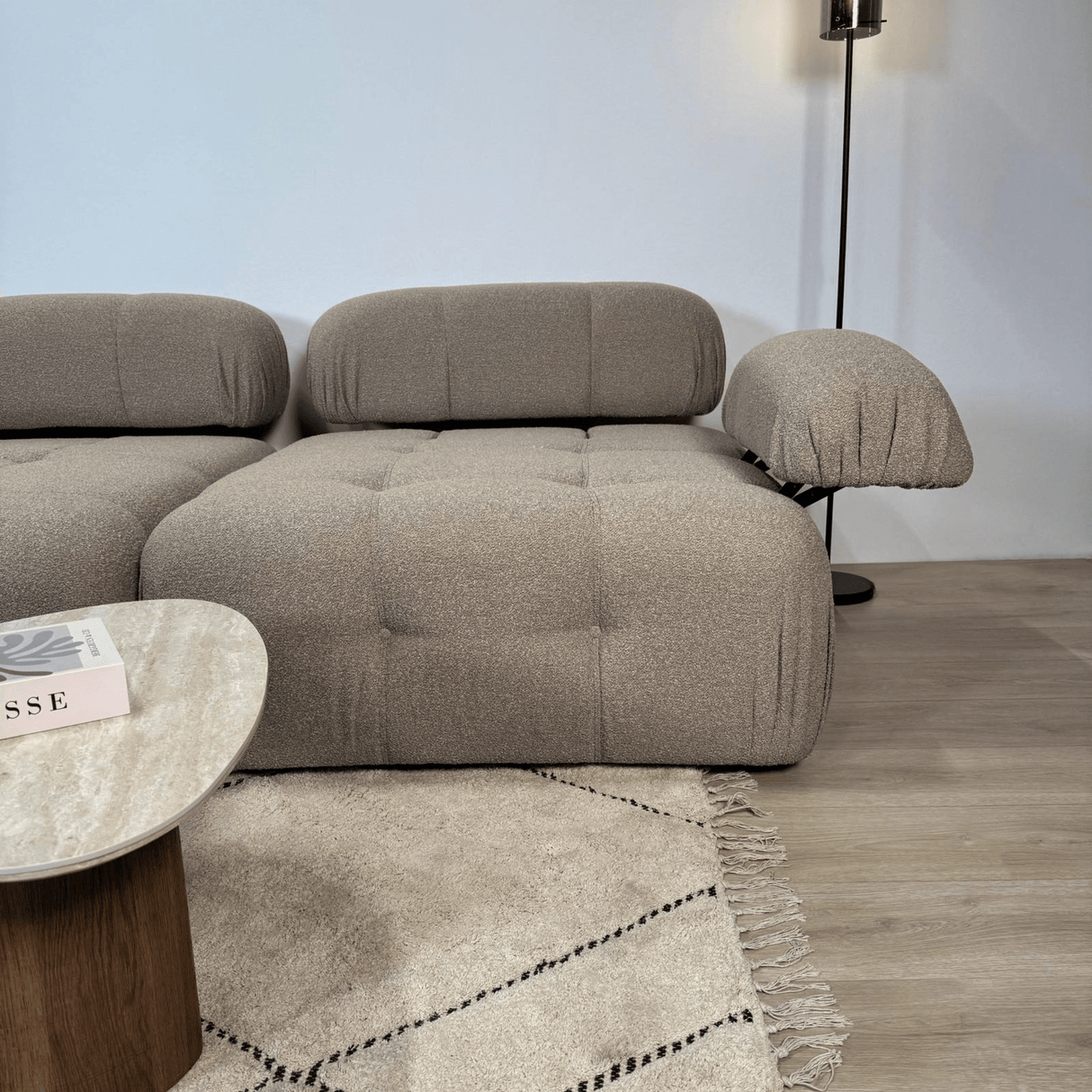 Modulare Bank 2-Sitzer Doeblo Beige