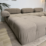 Modulare Bank 3sitzer mit Hocker Doeblo Beige