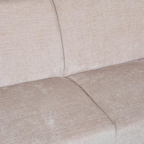 Ecksofa Manon mit Chaise Longue auf der rechten Chenille Beige