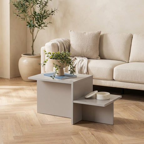 Couchtisch Grau Melamin Eterna