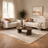 Banken - Moderne 3 - zits Bank Beige Stof Aniko 213x90x78 cm - Dimehouse