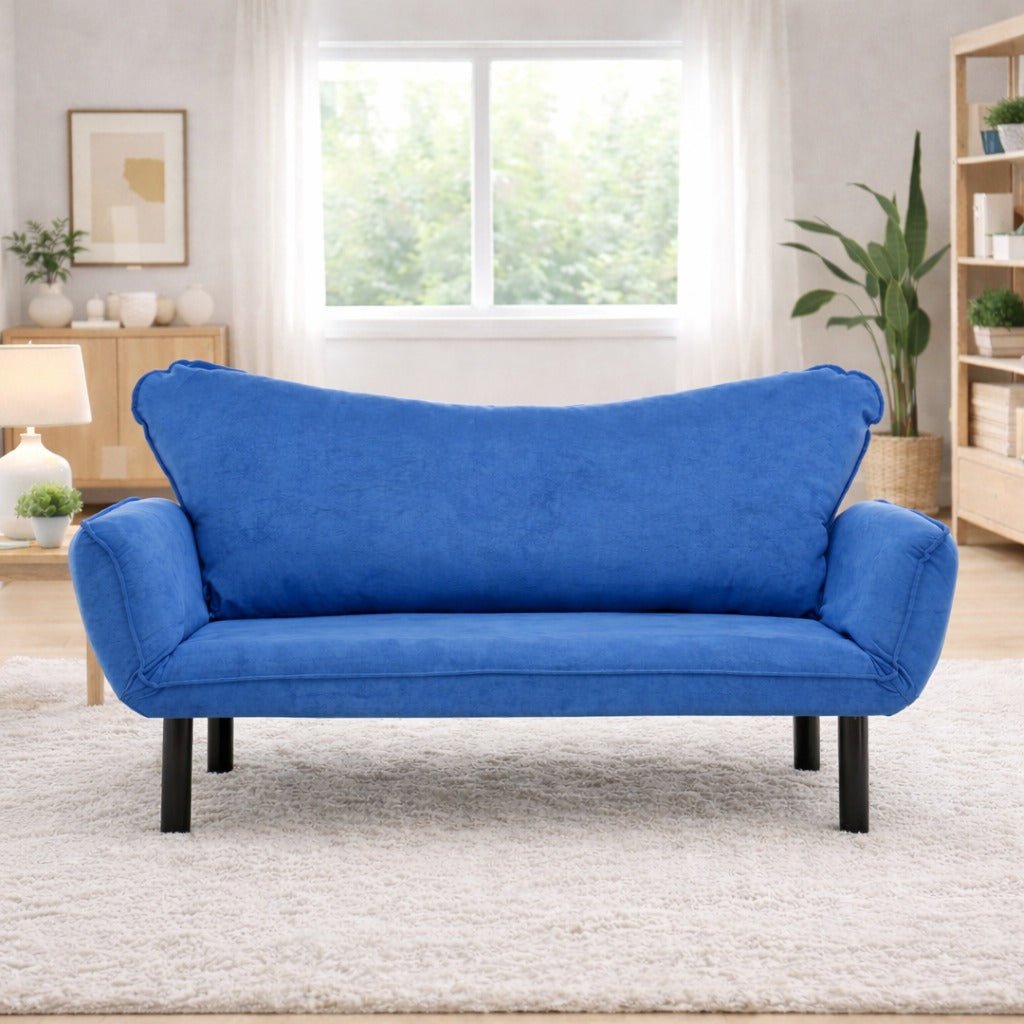 2-Sitzer Schlafsofa Chatto Blau