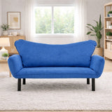 2-Sitzer Schlafsofa Chatto Blau
