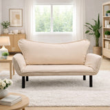 2-Sitzer-Schlafsofa Chatto Creme