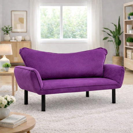 Schlafsofa Purple Velvet – Doppelbett – Chatto