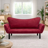 2-Sitzer Schlafsofa Chatto Rot
