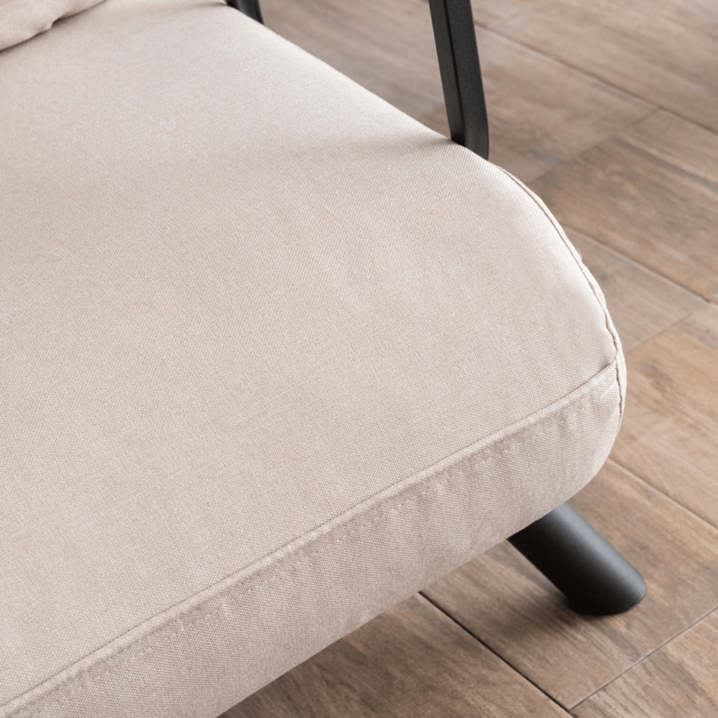 Banken - Slaapbank beige linnen stof 2 persoons - Sando - Dimehouse