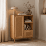 Wandkasten - Wandkast Jut Eik Beukenhout 40x110x90 cm - Dimehouse