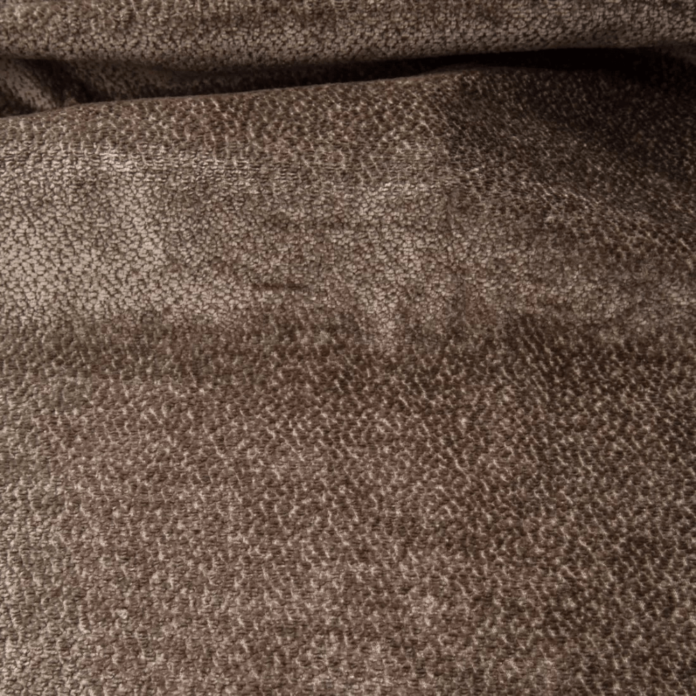 Ecksofa Chloe aus Samt in Taupe mit hohen Füßen – rechts