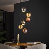 Hanglamp Berns DH Interior Nikkel LxBxH 47x43x25 Nikkel Sfeerfoto in situatie