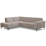 Ecksofa Ravi Taupe links