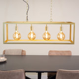 Hanglamp Aiden Dimehouse Goud LxBxH 105x41x36 Metaal Sfeerfoto vooraanzicht