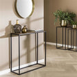Schminktisch Lizzy DH Interior Bronze LxBxH 82x80x30 Bronze Stimmungsvolles Foto diagonale Vorderansicht