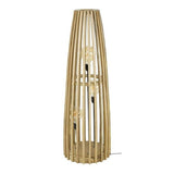 Vloerlamp Elias DH Interior Mango LxBxH 128x45x45 Mangohout Witfoto vooraanzicht